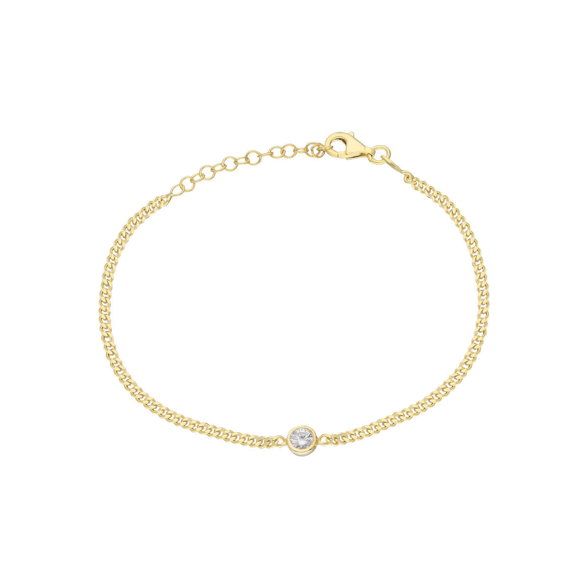 SOLITAIRE ARMKETTE | 925 SILBER