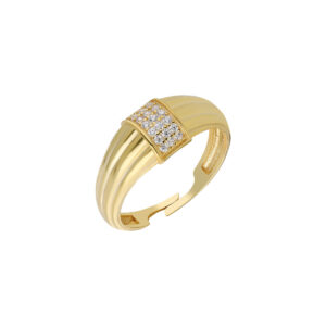 ZIRKONIA RUND RING | 925 SILBER