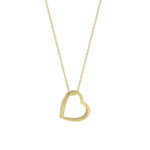 HERZKETTE MIT ZIRKONIA II | 925 SILBER