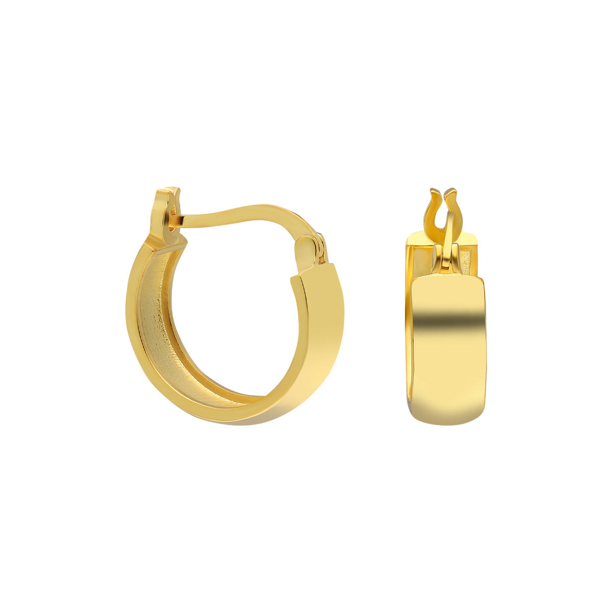 BALLON RUNDE OHRRING | 925 SILBER