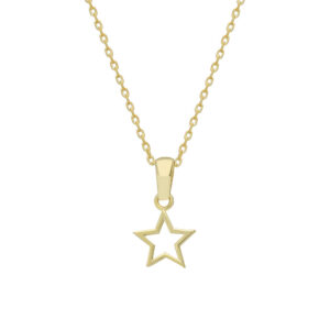 MINIMAL STERN HALSKETTE | 925 SILBER