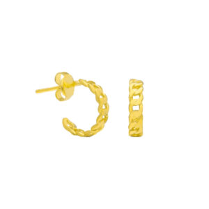 Cubanlink Mini Ohrring - 925 SILBER