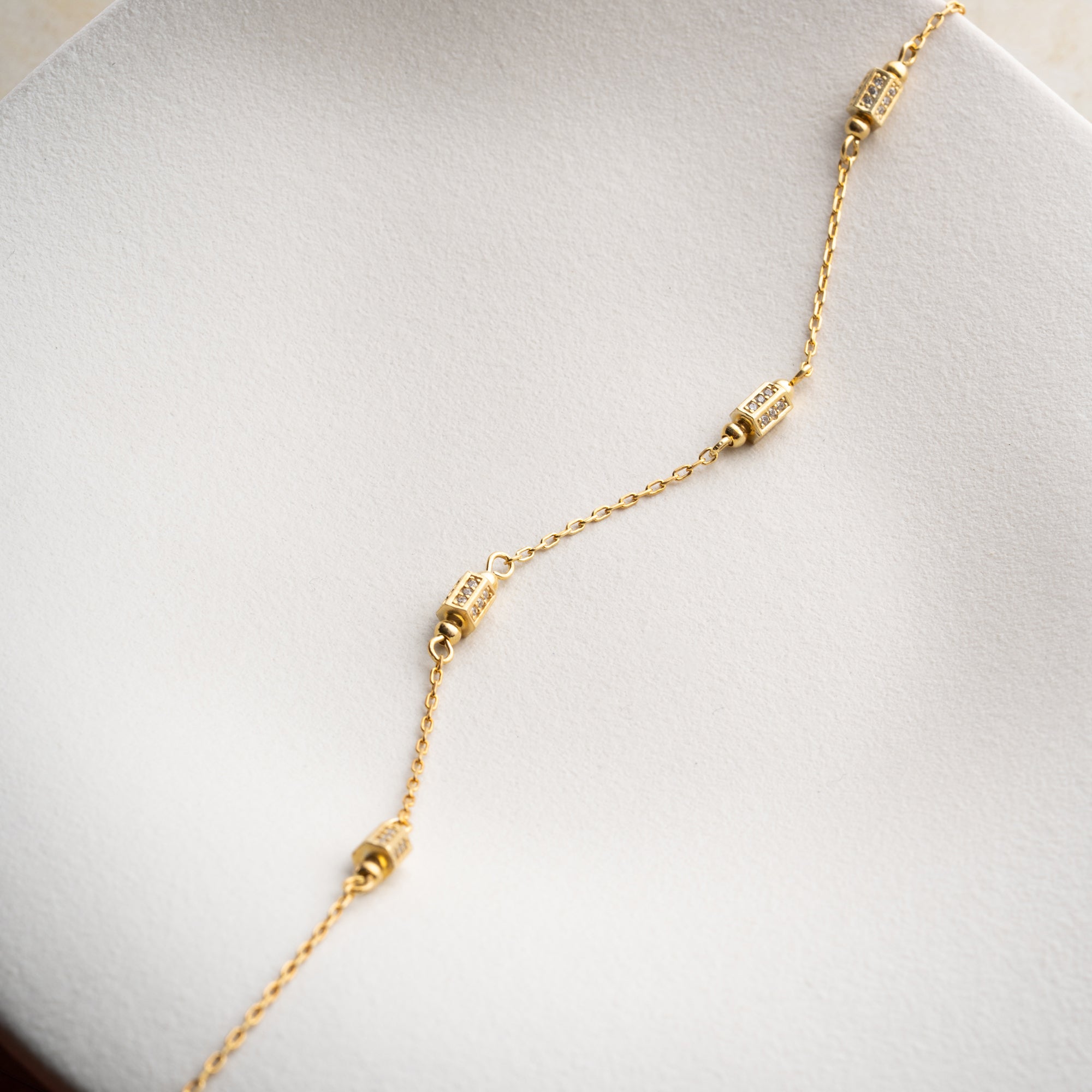 SELENE FUSSKETTE | 925 SILBER – Bild 4