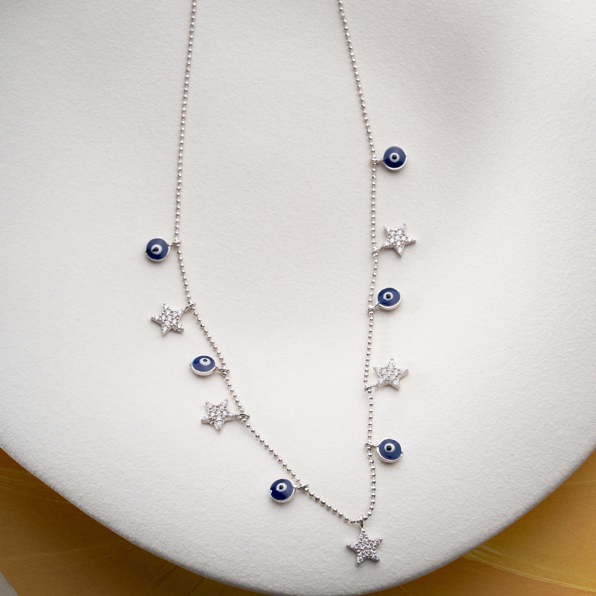 STERN X NAZAR KETTE | 925 SILBER – Bild 4