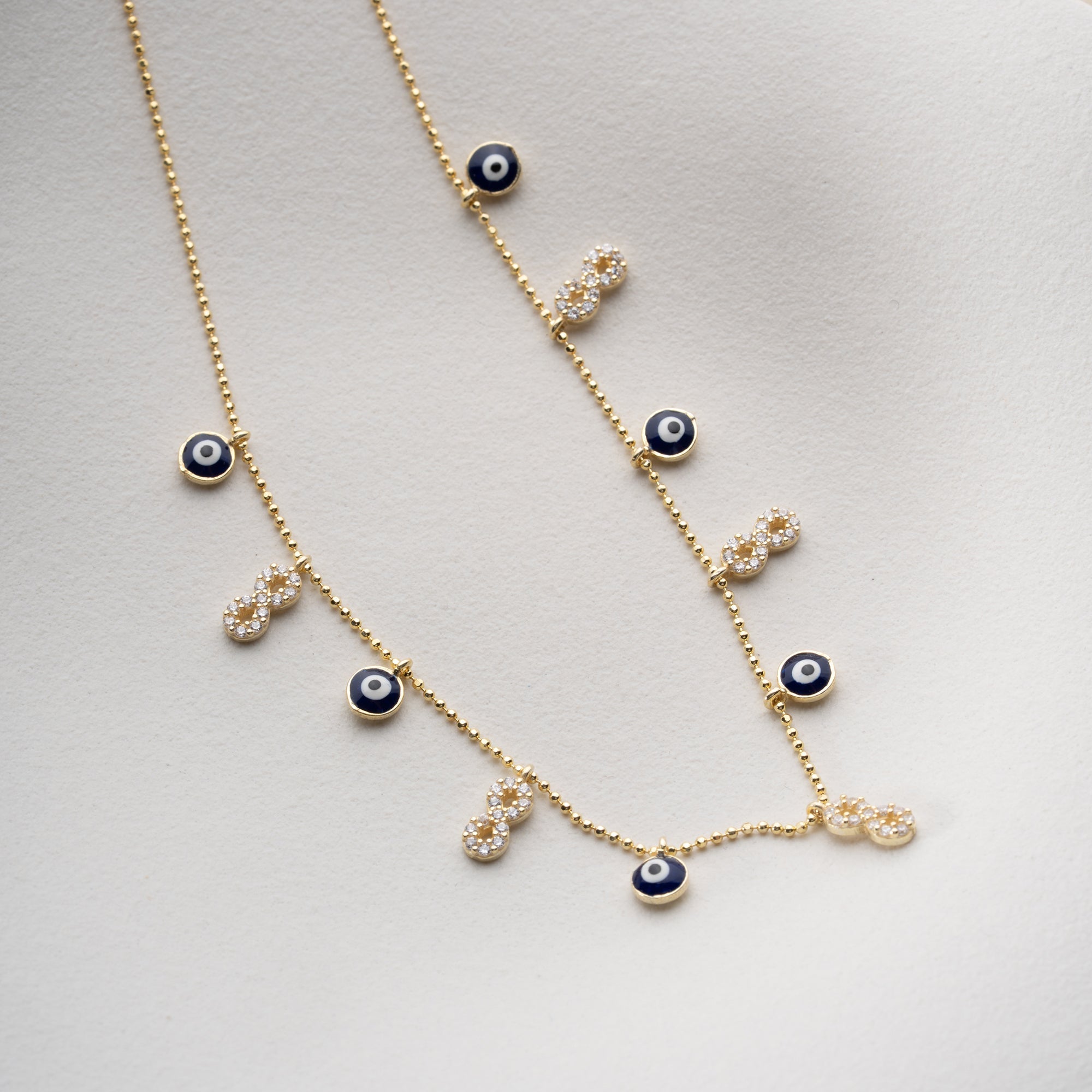 INFINITY X NAZAR KETTE | 925 SILBER – Bild 4