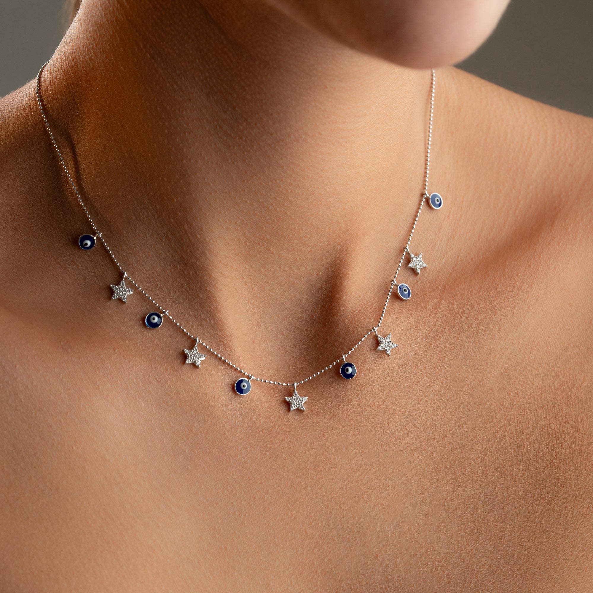 STERN X NAZAR KETTE | 925 SILBER – Bild 3