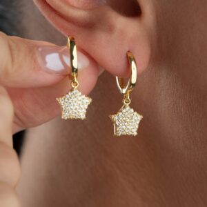 MINI STERN OHRRINGE | 925 SILBER