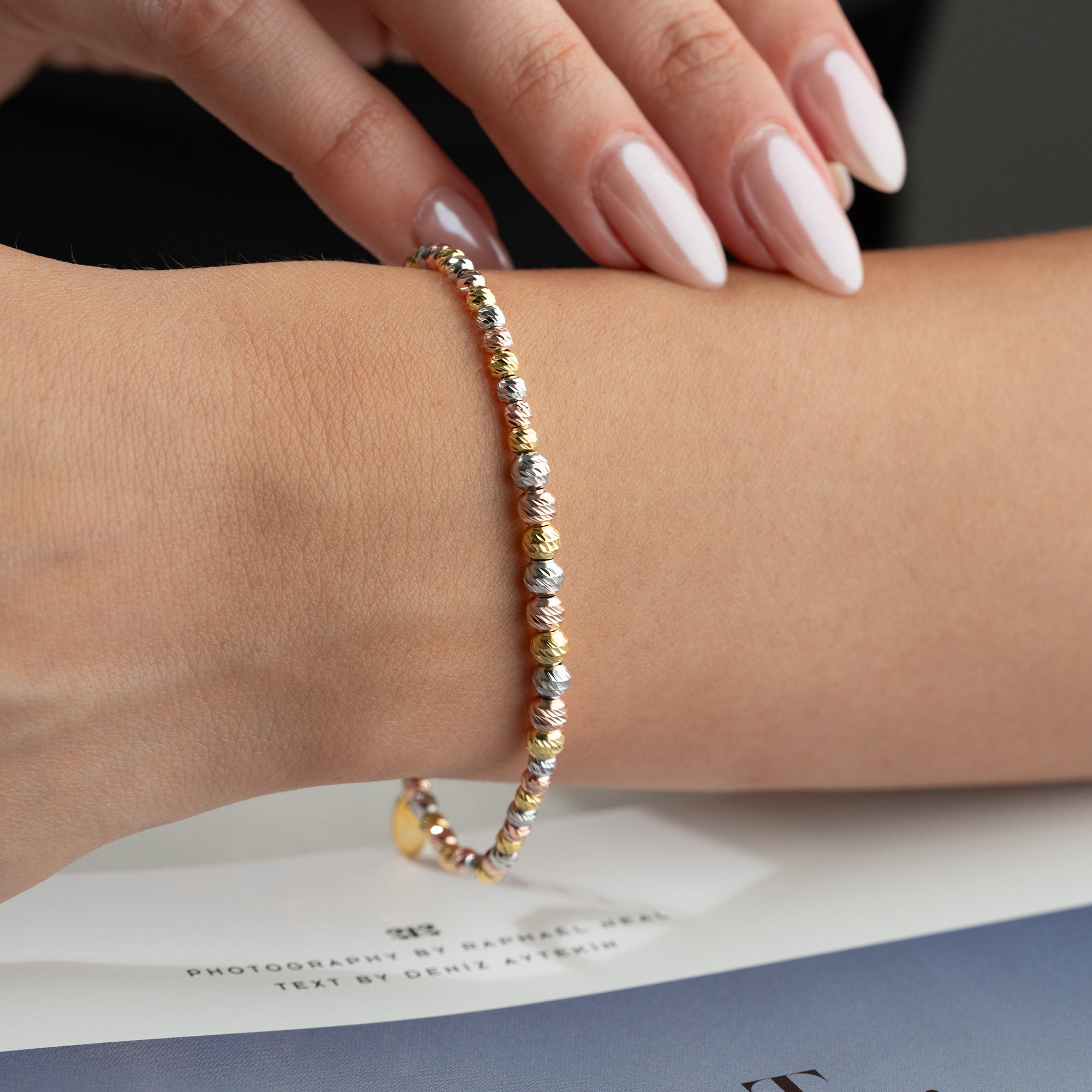 TRICOLOR DORIKA ARMBAND | 925 SILBER – Bild 3