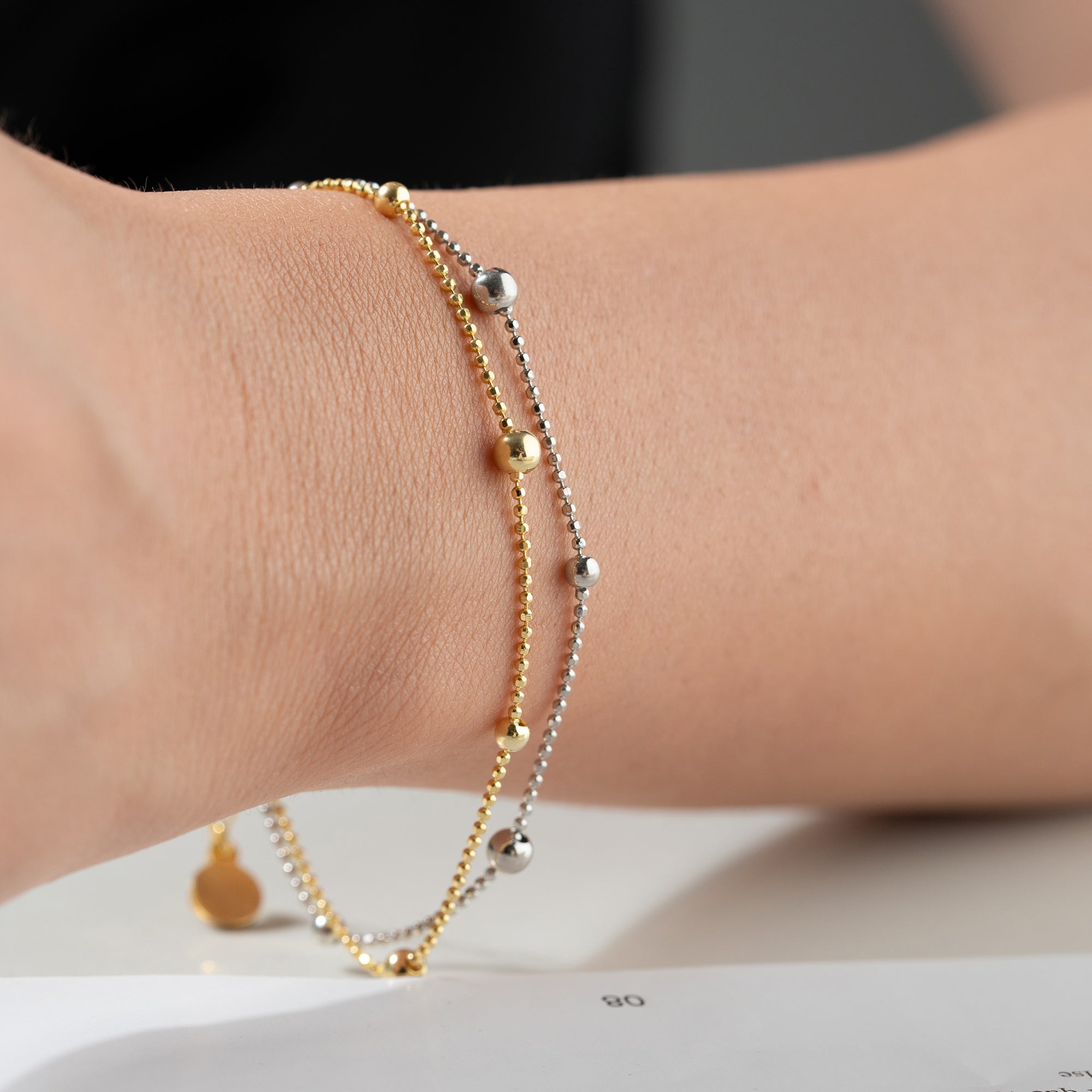 BICOLOR ARMBAND | 925 SILBER – Bild 5