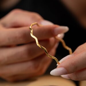 ZIKZAK AJDA ARMREIFEN | 925 SILBER