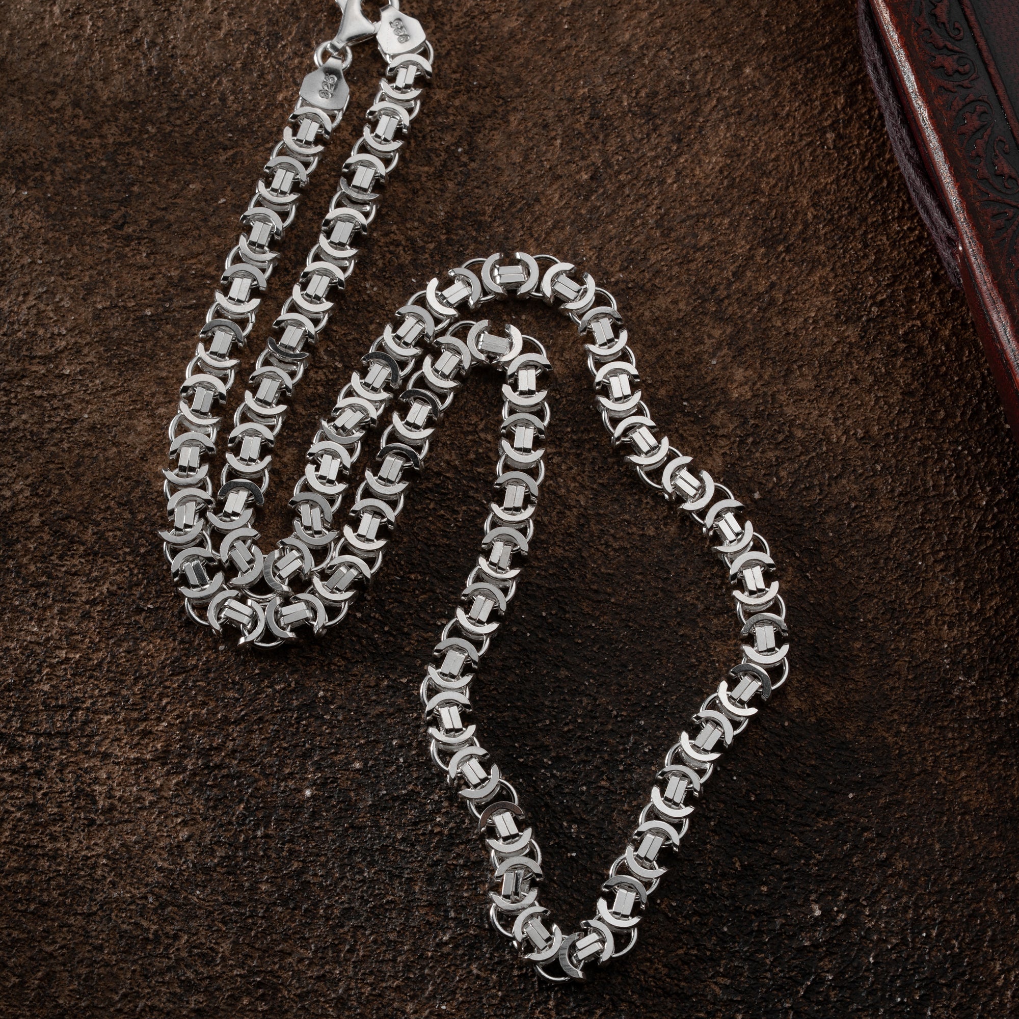 KÖNIGSKETTE FLACH | 925 SILBER – Bild 2