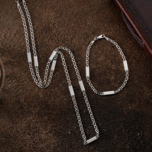 PLATTEN CUBAN LINK SET | 925 SILBER