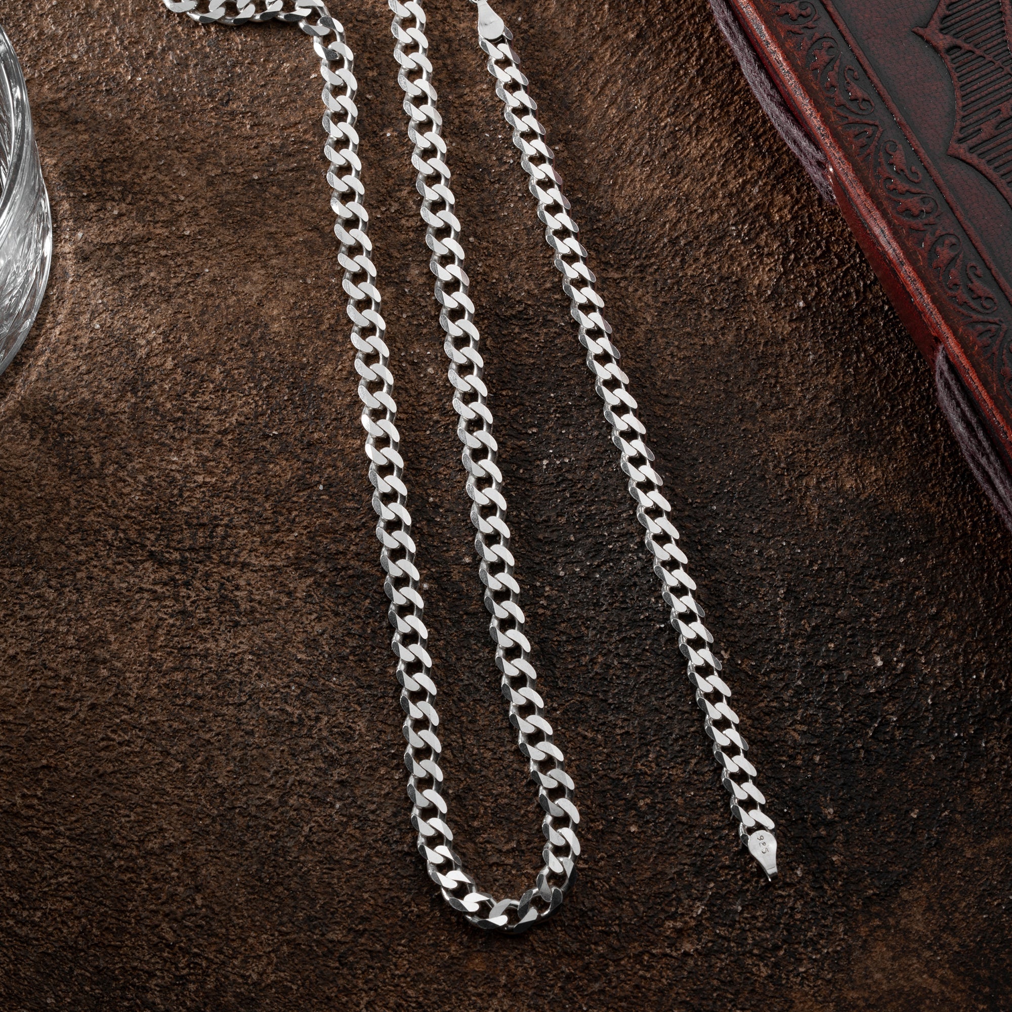 PANZER KETTE SET | 925 SILBER – Bild 2