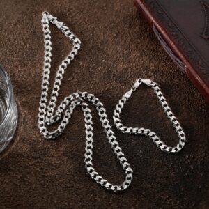 PANZER KETTE SET | 925 SILBER