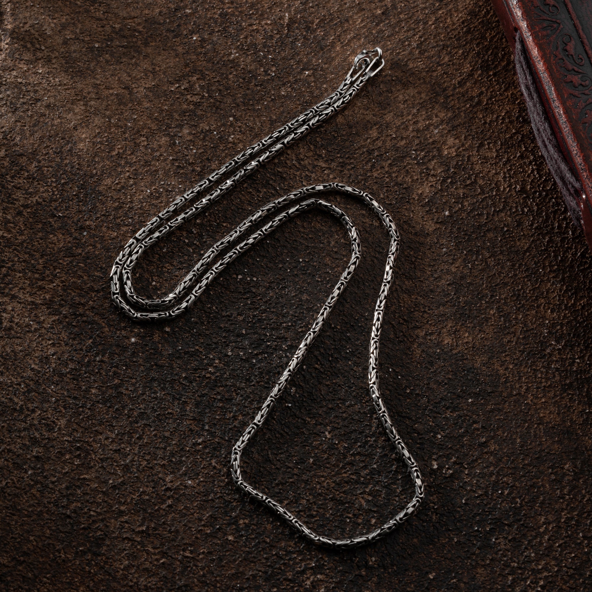 OVAL KÖNIGSKETTE 2MM HALSKETTE | 925 SILBER – Bild 2