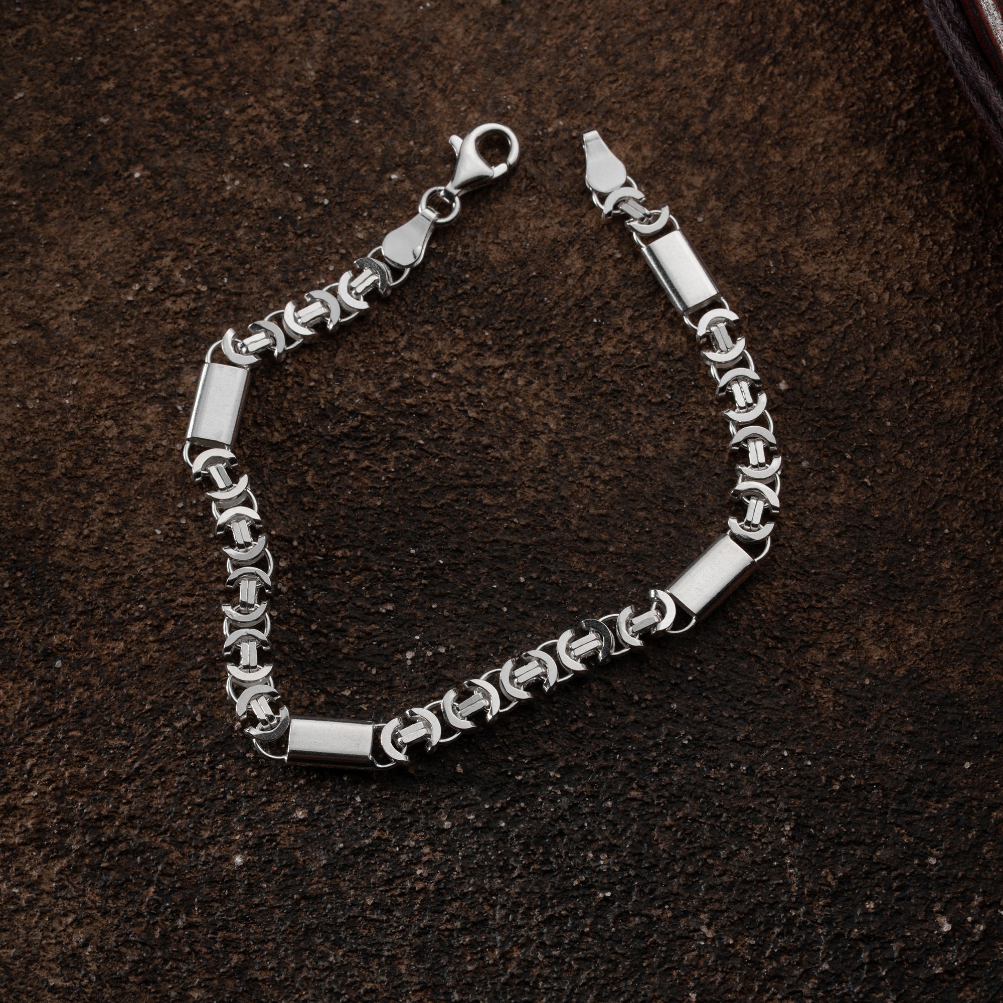 KÖNIGSARMBAND FLACH 5MM | 925 SILBER