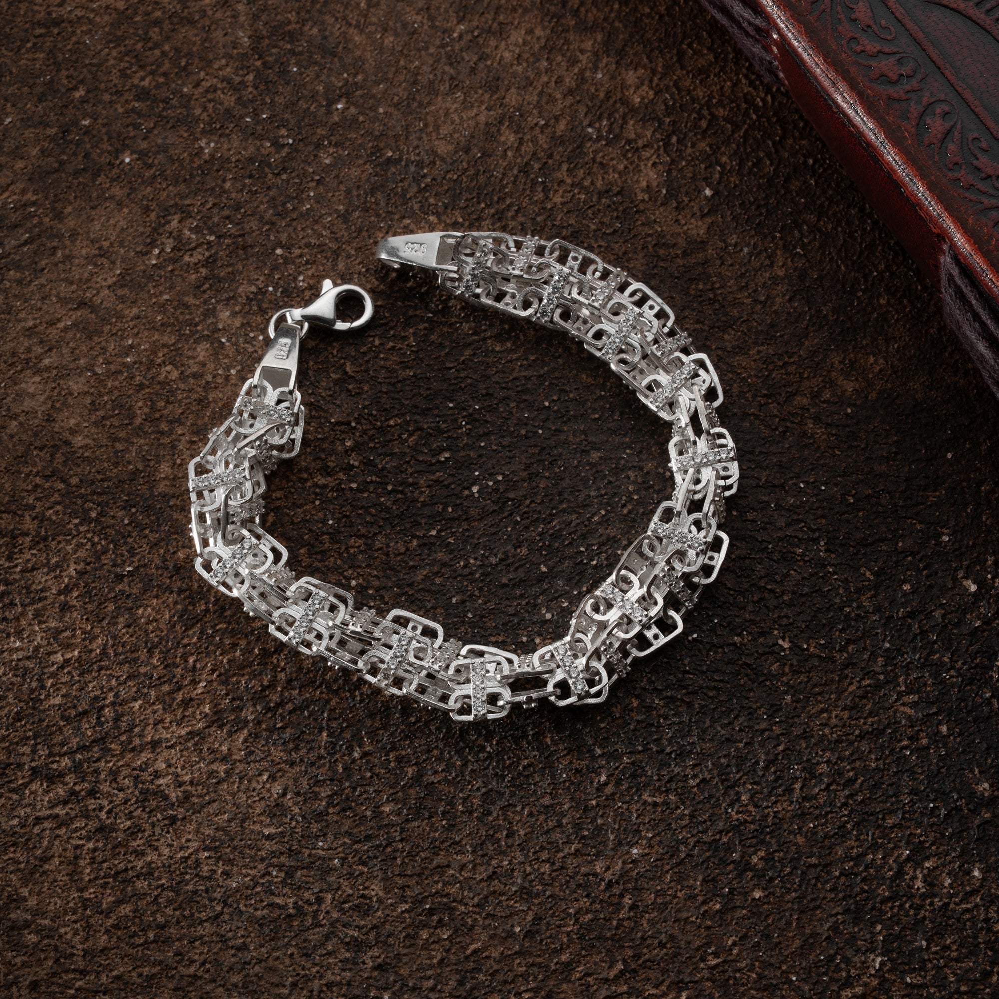 KÄFIGARMBAND MASSIV 8MM | 925 SILBER