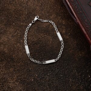 PLATTEN CUBAN LINK ARMBAND 4MM | 925 SILBER