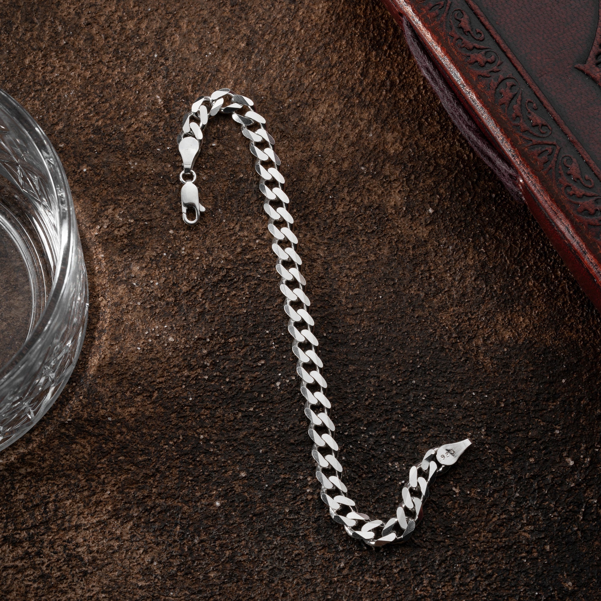 PANZER ARMBAND 5MM | 925 SILBER – Bild 2