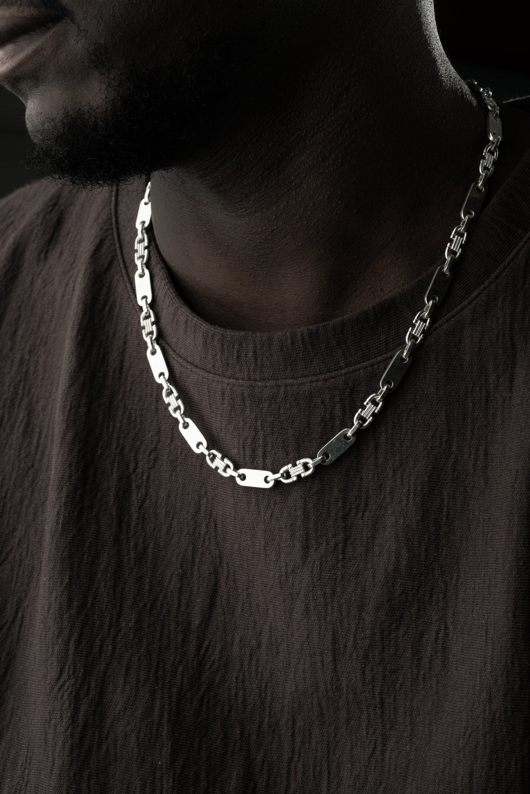 PLATTEN HALSKETTE | 925 SILBER – Bild 5