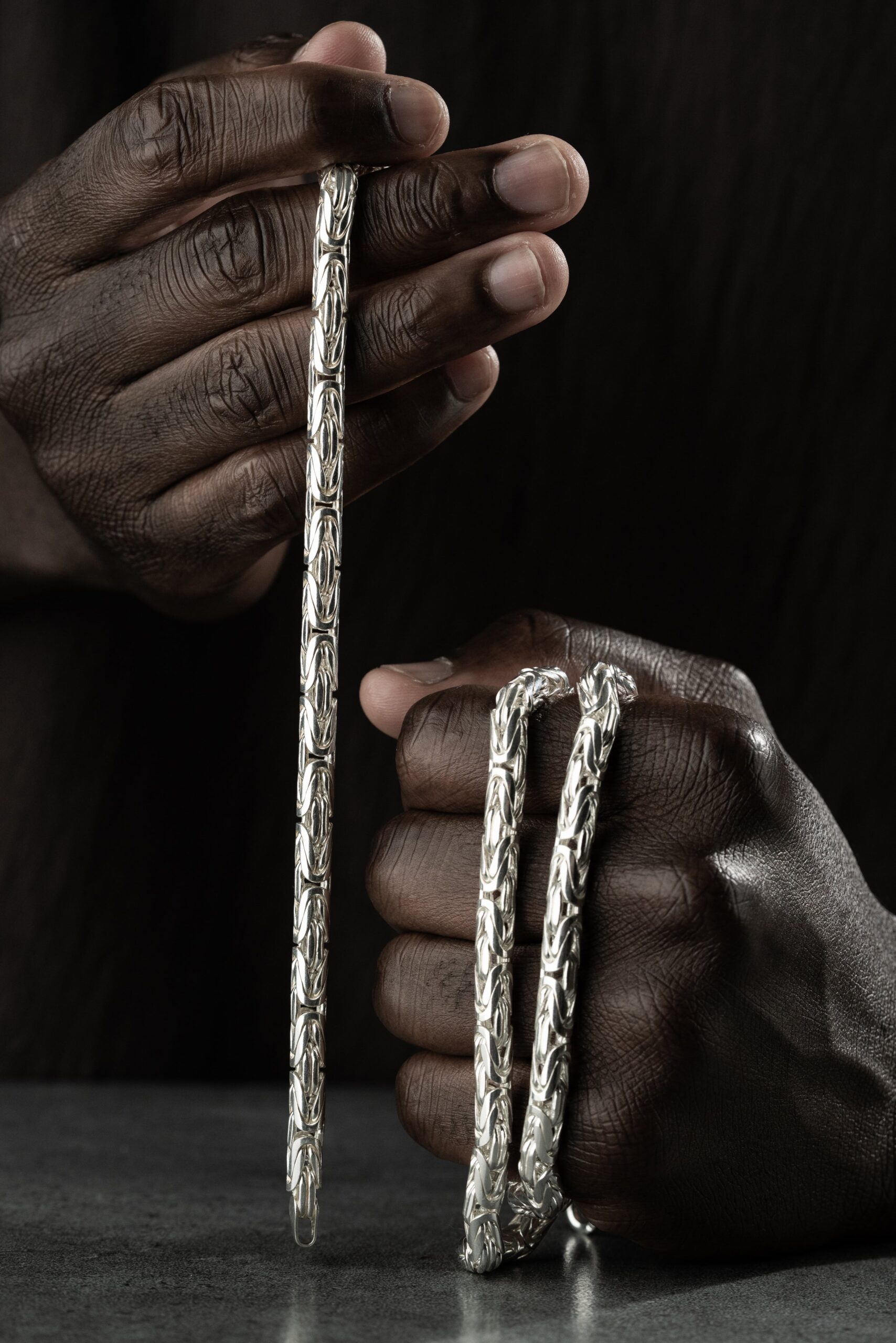 OVAL KÖNIGSKETTE 6 MM SET | 925 SILBER – Bild 5