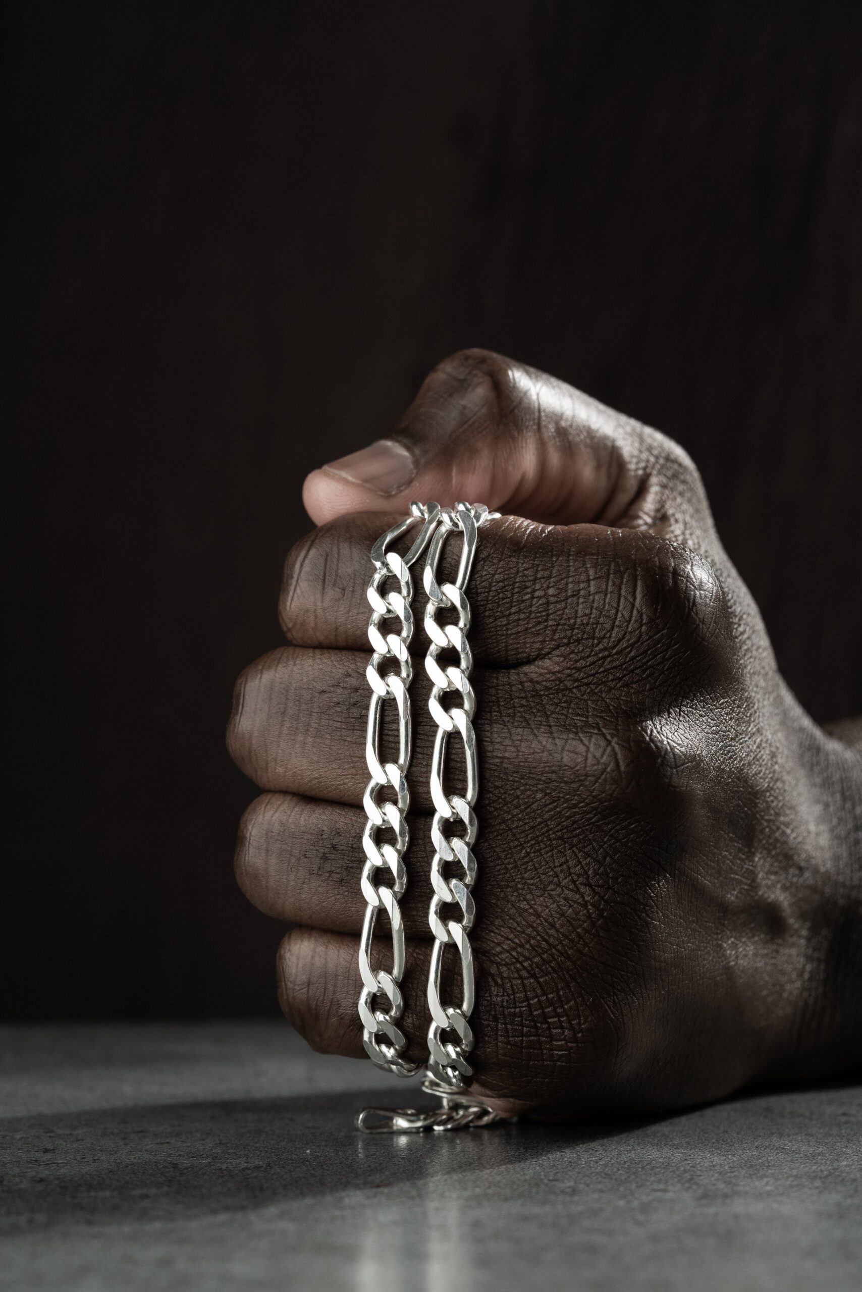 BIG FIGARO HALSKETTE | 925 SILBER – Bild 5