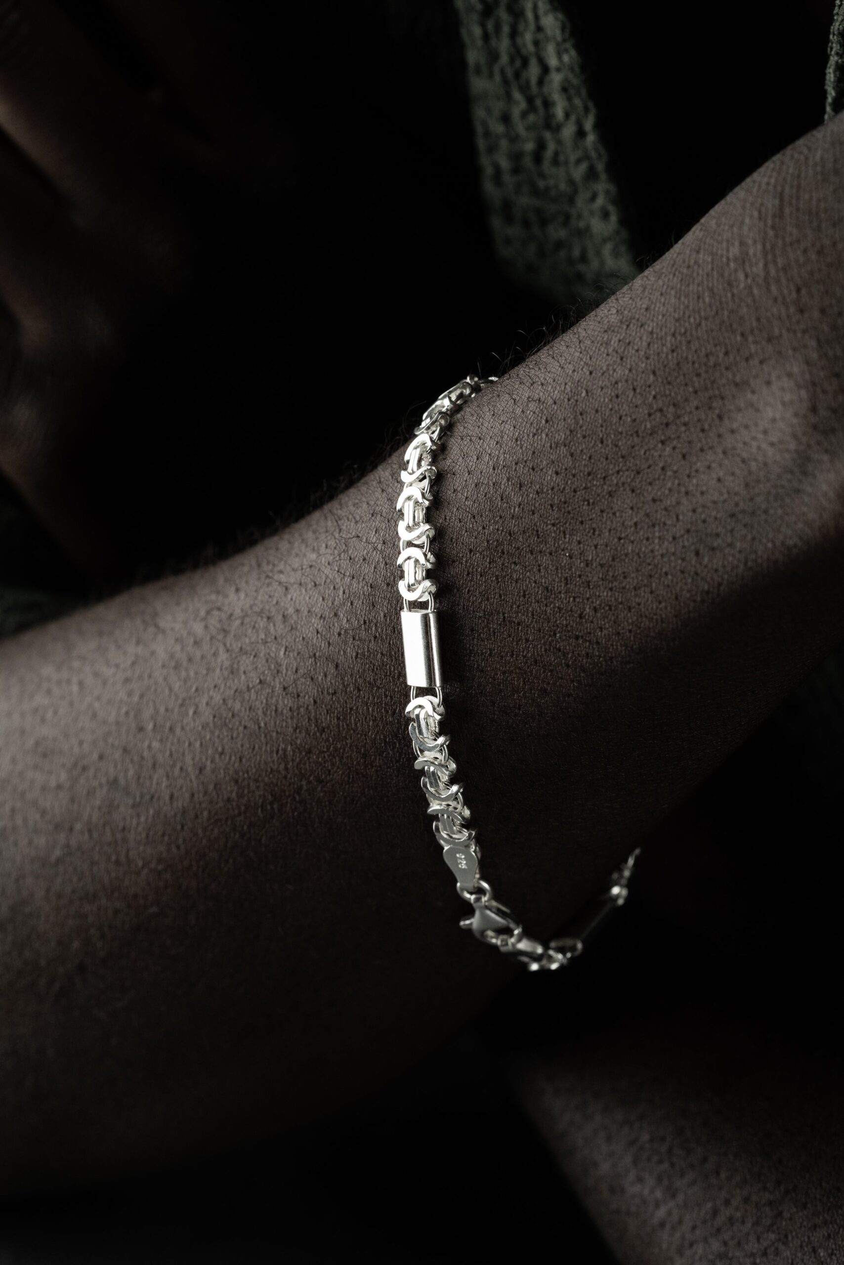 KÖNIGSARMBAND FLACH 5MM | 925 SILBER – Bild 5