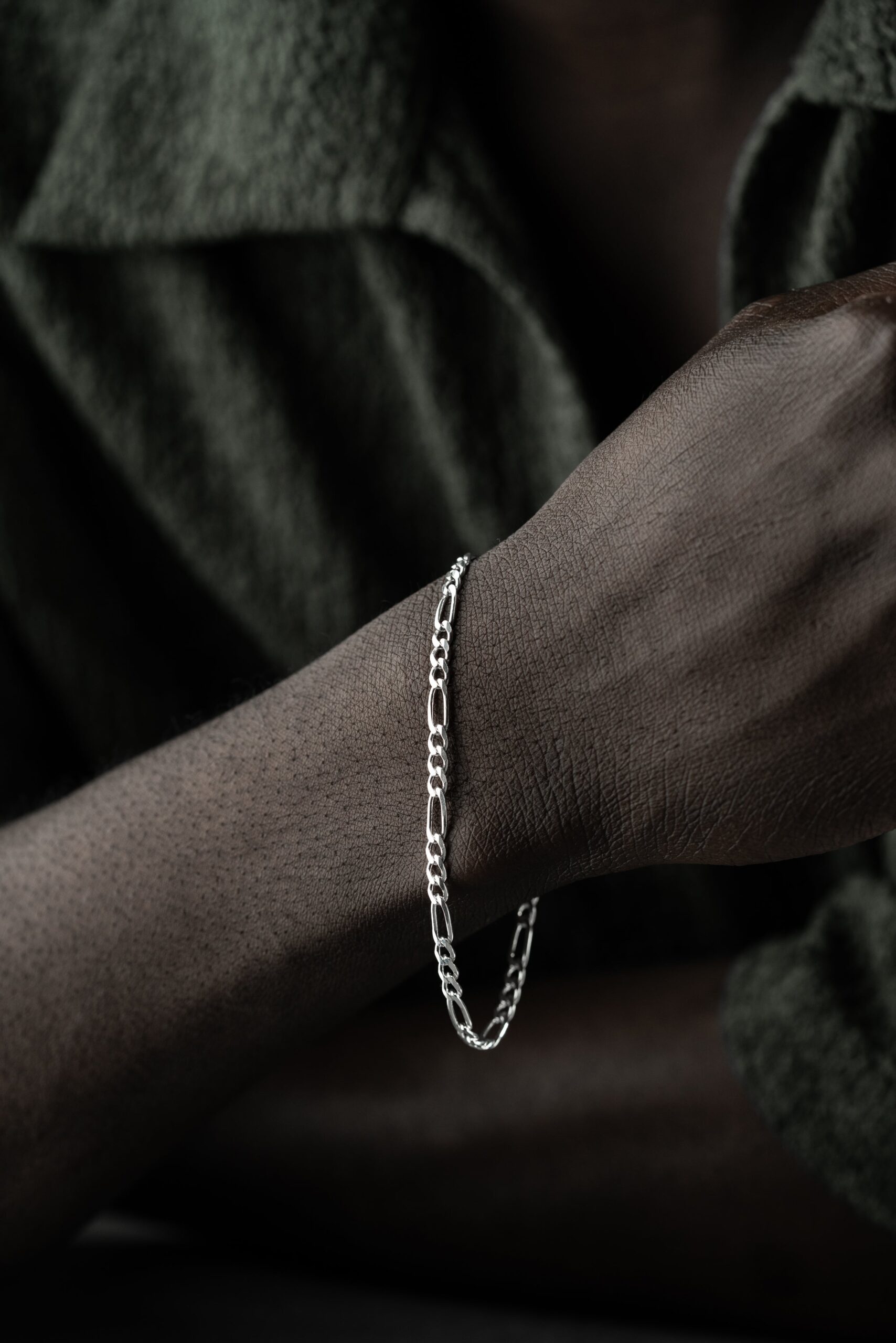 BIG FIGARO ARMBAND| 925 SILBER – Bild 4
