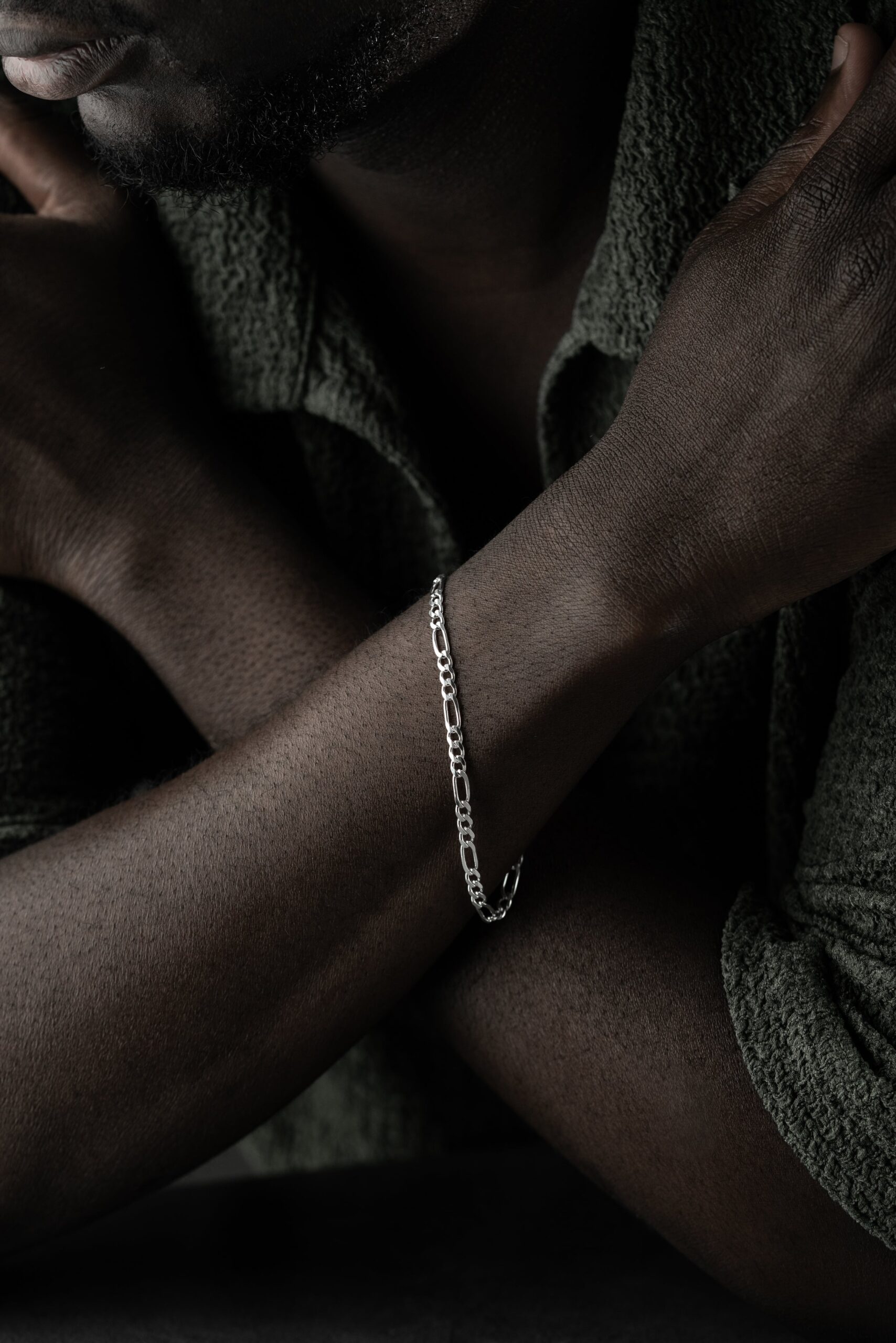 BIG FIGARO ARMBAND| 925 SILBER – Bild 5
