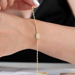LEOS BAGUETTE ARMBAND | 925 SILBER