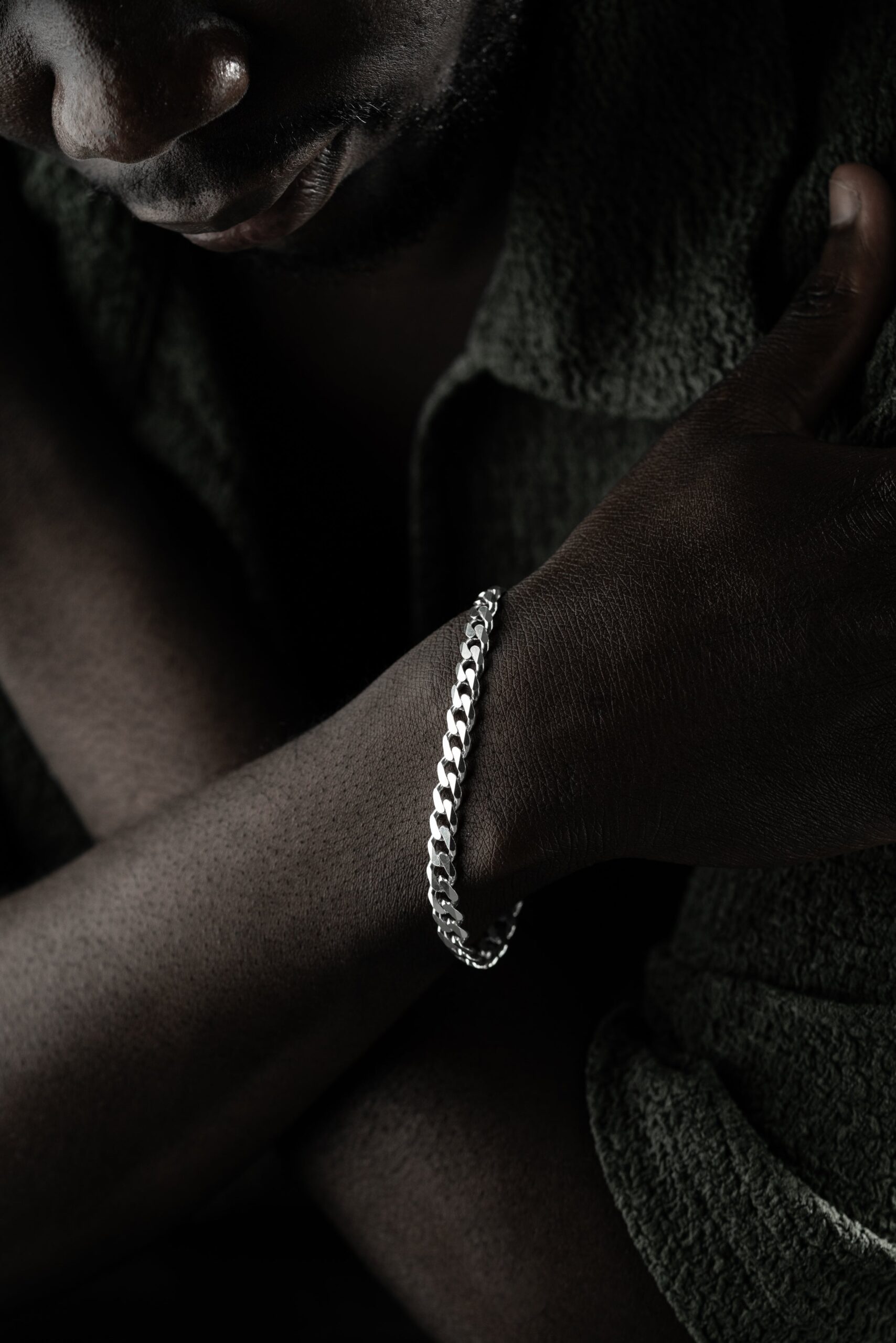 PANZER ARMBAND 5MM | 925 SILBER – Bild 5