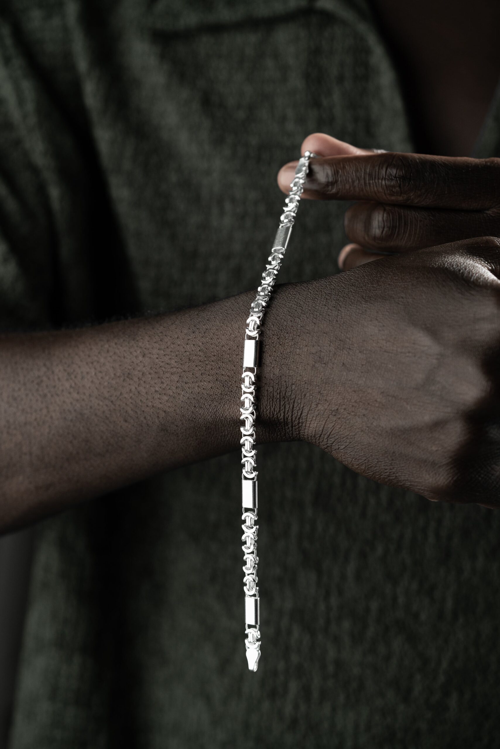 KÖNIGSARMBAND FLACH 5MM | 925 SILBER – Bild 6