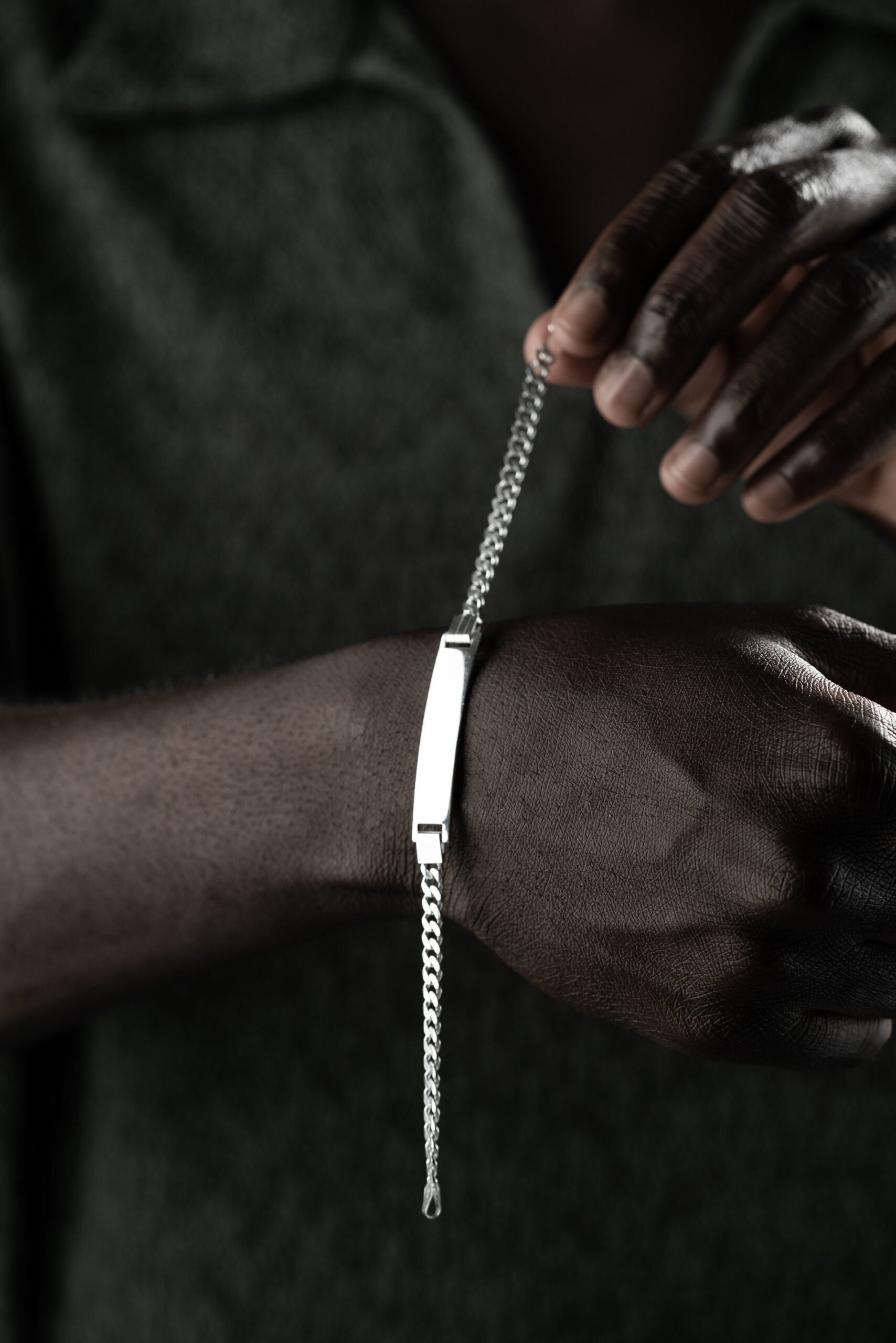 PANZER ARMBAND MIT GRAVUR | 925 SILBER – Bild 6