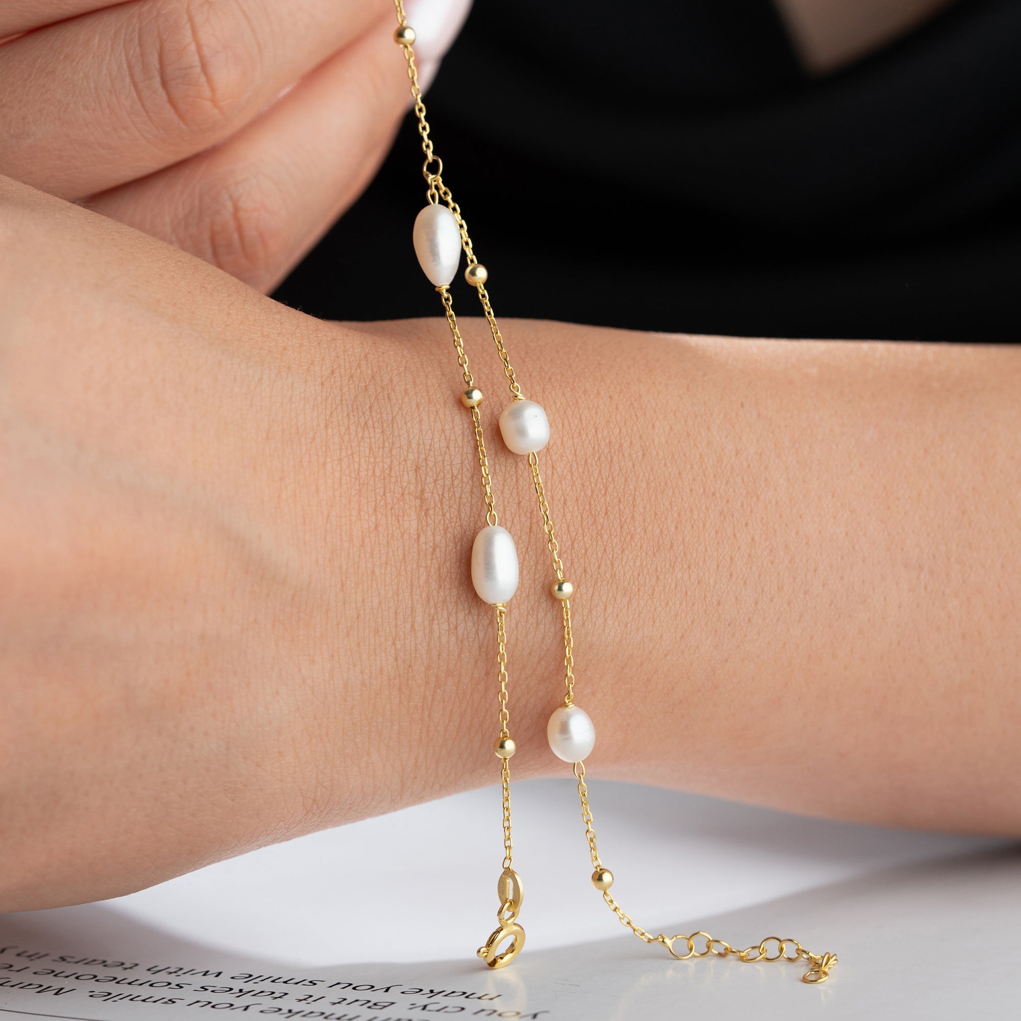 ELIVA PEARL HANDKETTE | 925 SILBER – Bild 3