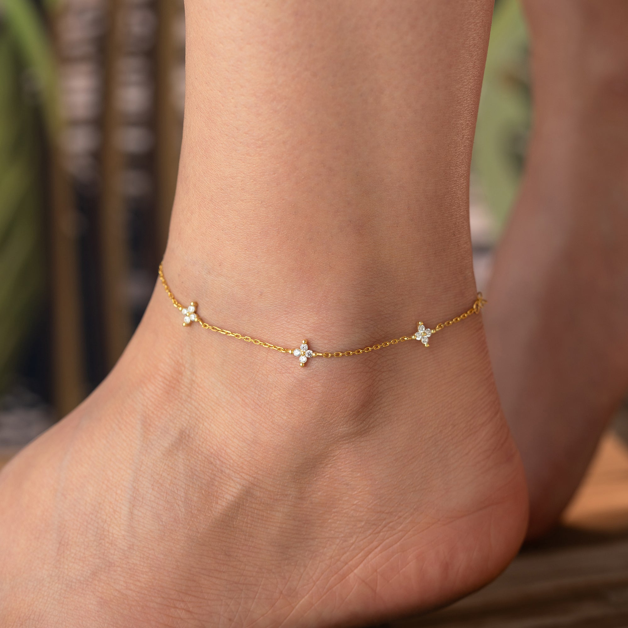 AURA FUSSKETTE | 925 SILBER