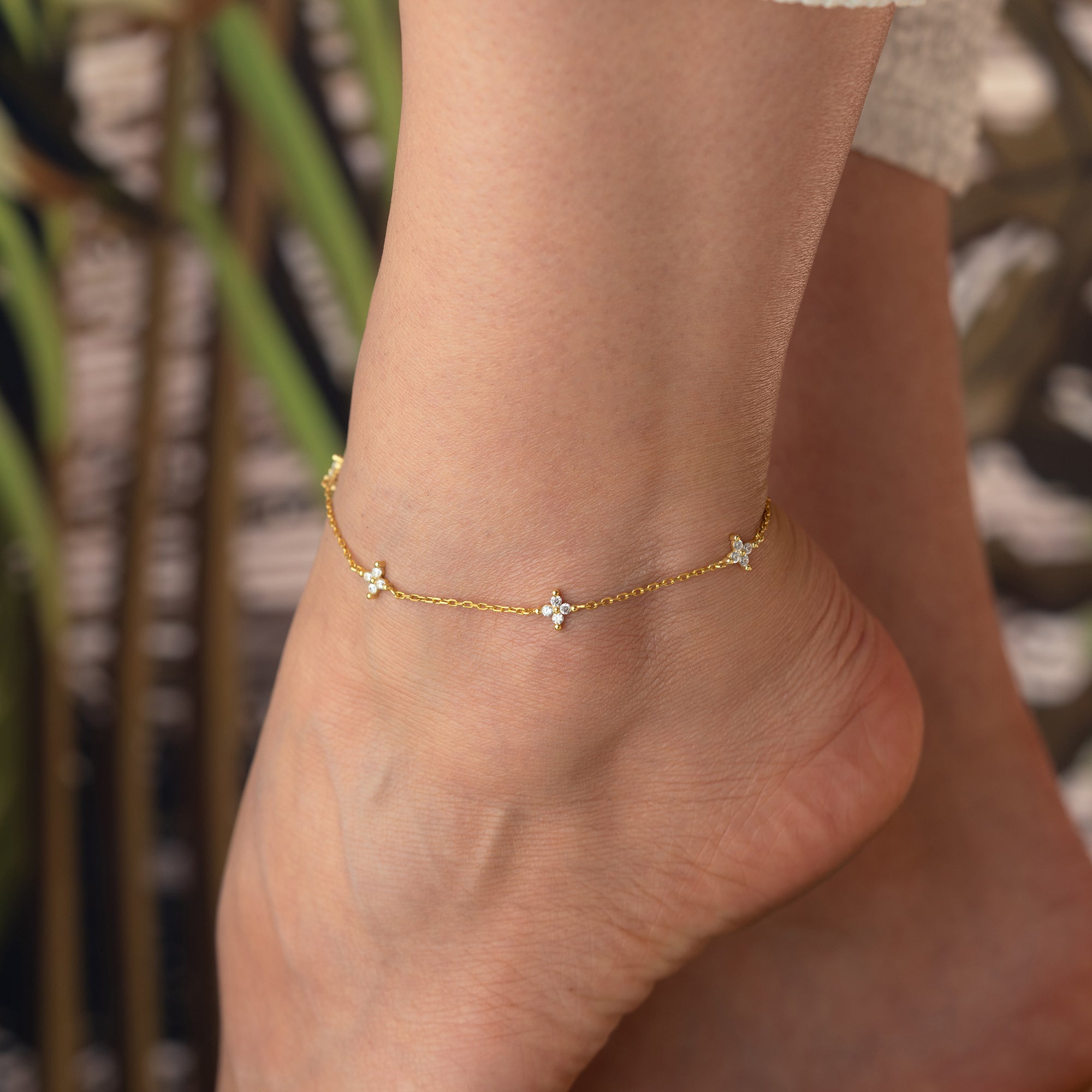 AURA FUSSKETTE | 925 SILBER – Bild 3