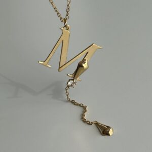 ALYA BUCHSTABEN HALSKETTE | 925 SILBER