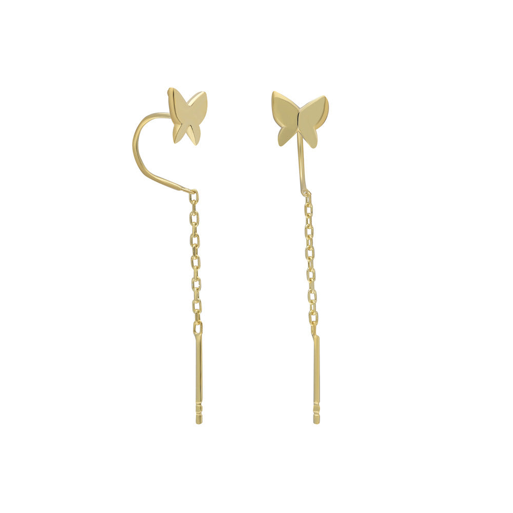 BUTTERFLY BASIC OHRRING | 925 SILBER